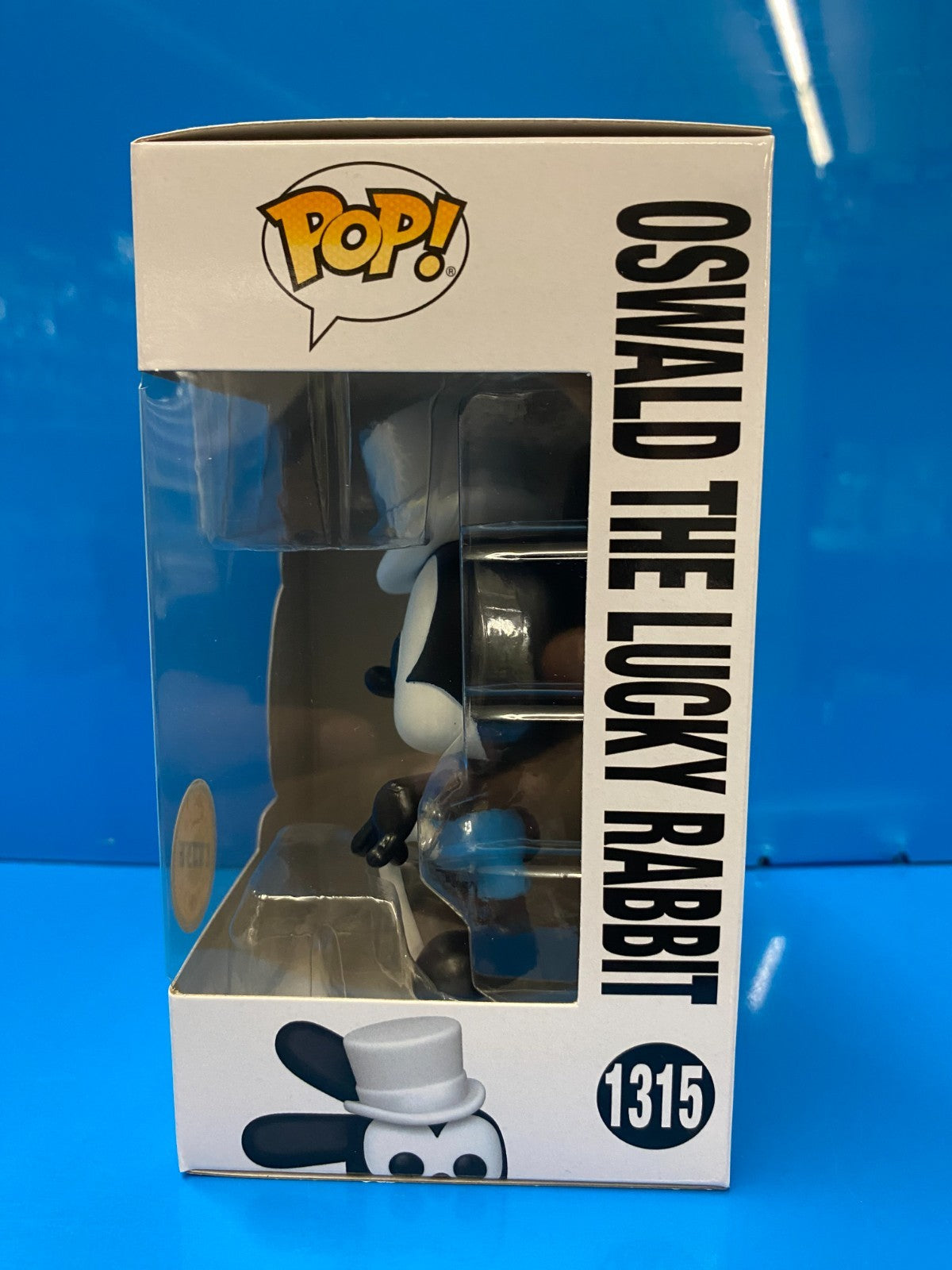 Vaulted Funko Pop Vinyl: Disney's - Oswald the Lucky Rabbit #1315 Chase w Hat