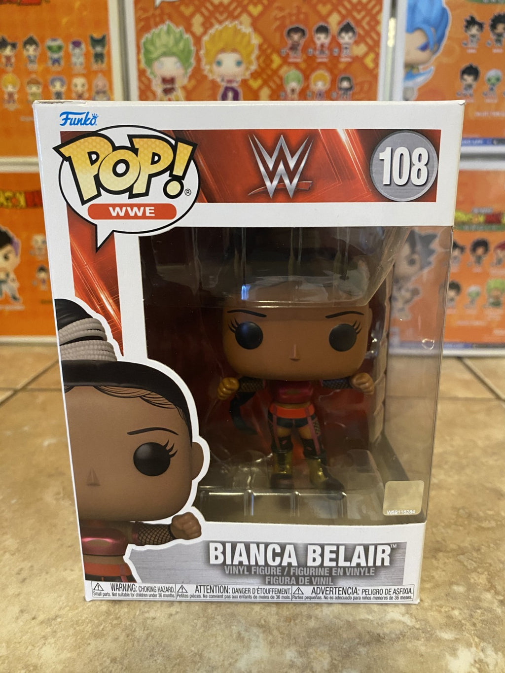 Funko Pop! Bianca Belair 108 w/Box Protector