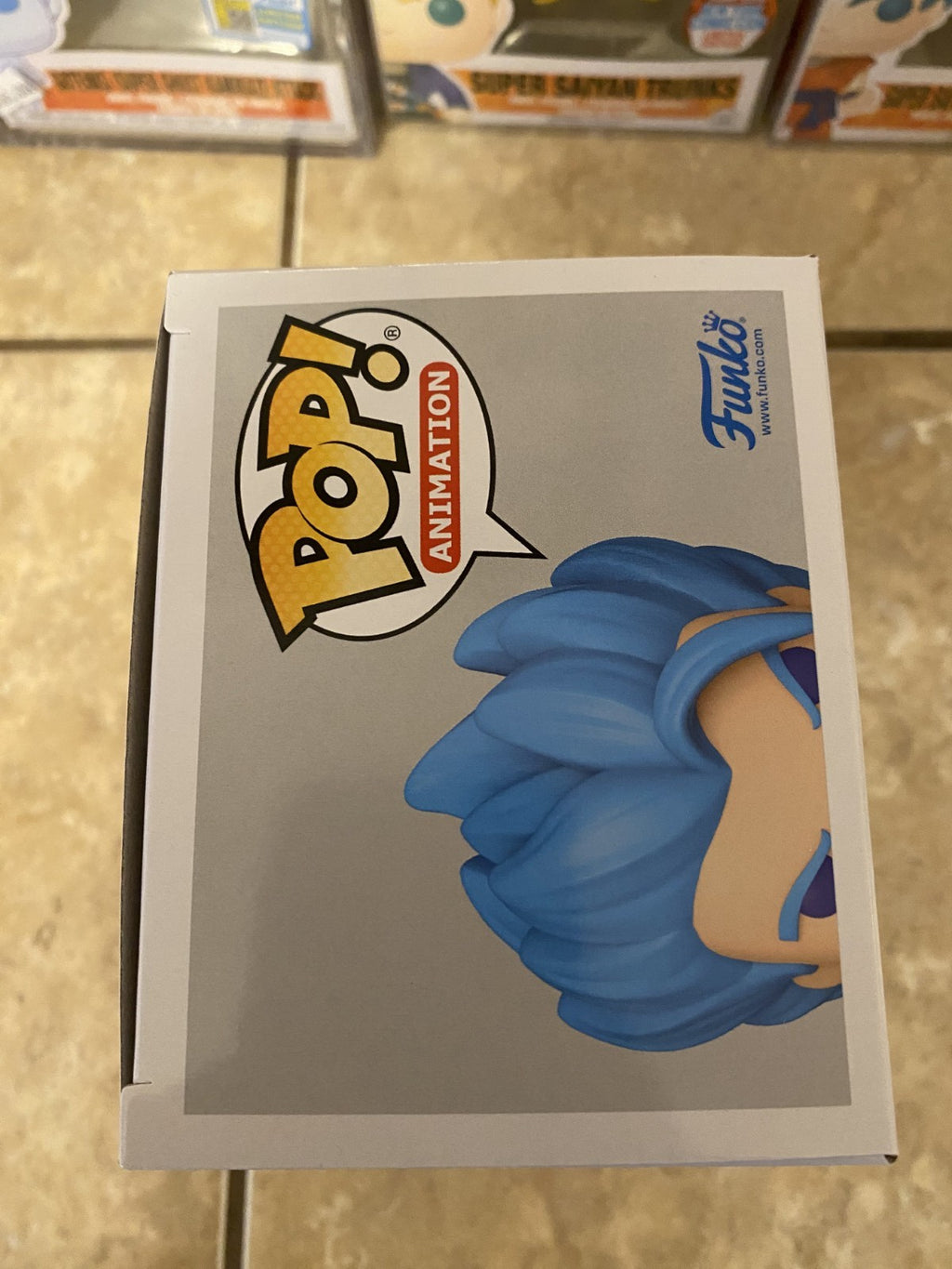 Funko Pop! Dragon Ball Z SSGSS Gogeta #1866 Funko Shop Exclusive w Protector