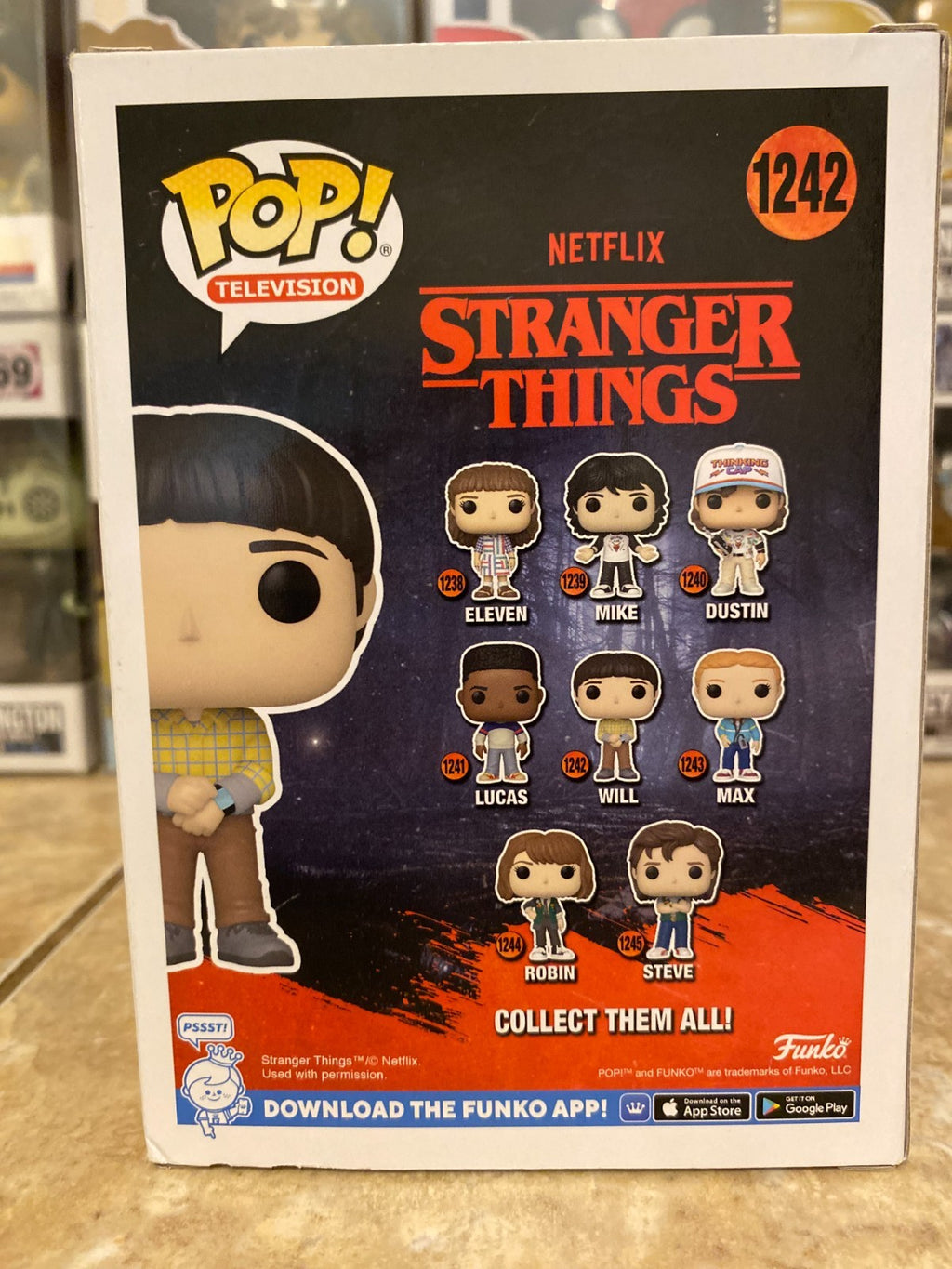 Funko Pop! Vinyl: Stranger Things - Will #1242 w Protector