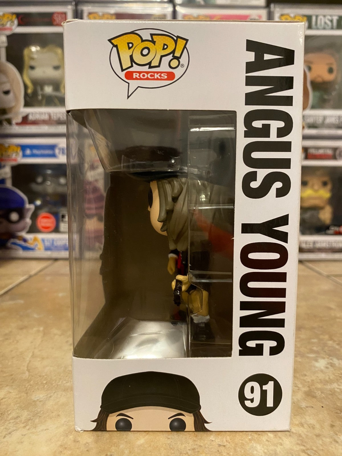 Funko Pop! Pop Rocks Vinyl: Angus Young #91 w Protector