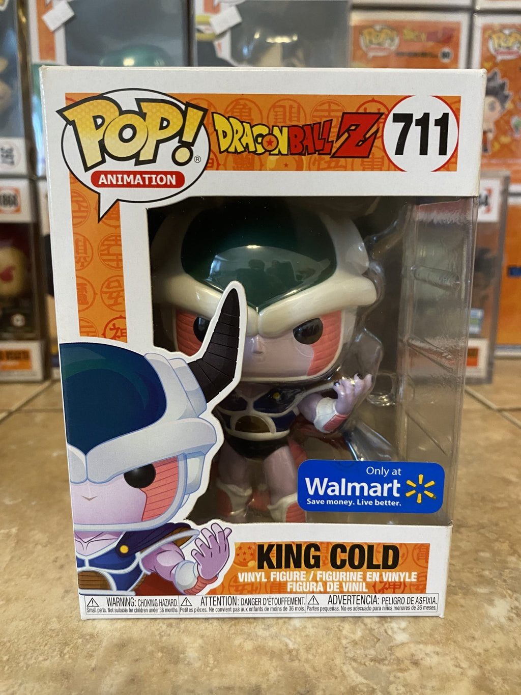 Funko Pop! Dragon Ball Z #711 King Cold Walmart Exclusive w Protector