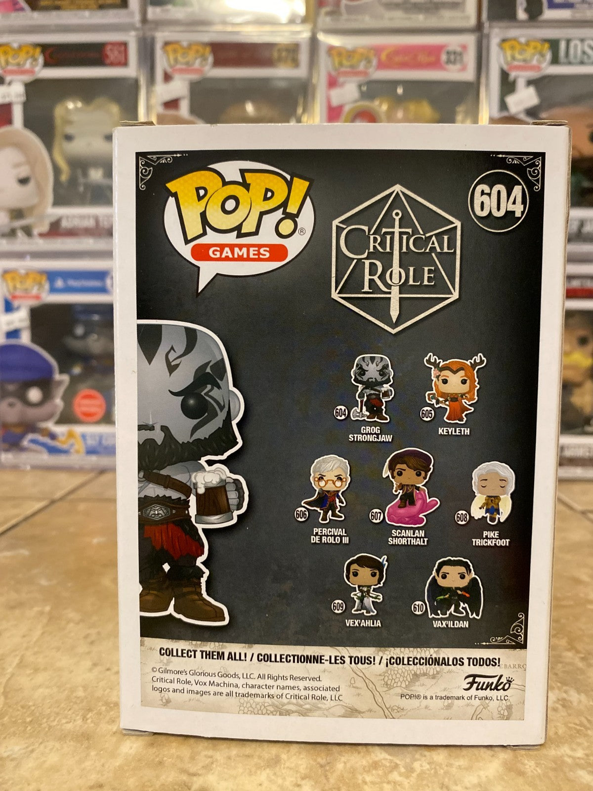 Funko Pop! Vinyl: Critical Role - Grog Strongjaw #604 w Protector