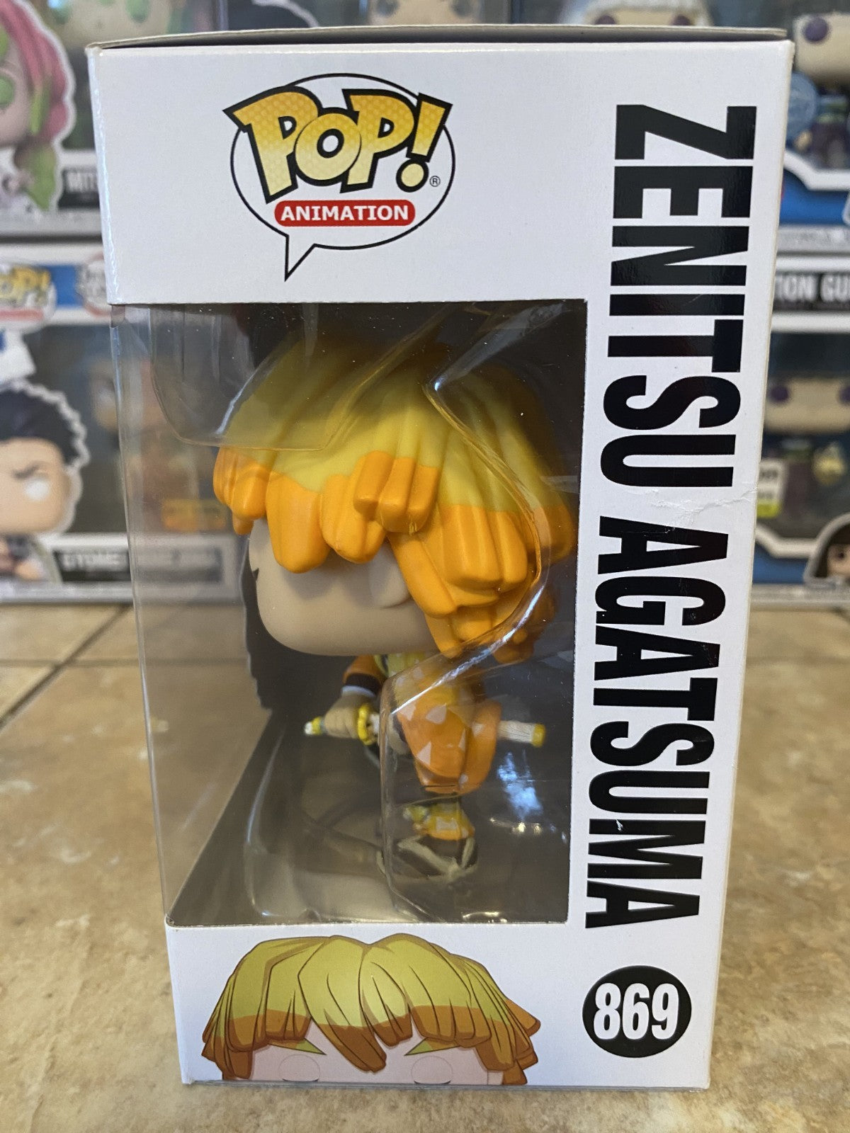 Funko Pop! Demon Slayer #869 Zenitsu Agatsuma w/Box Protector