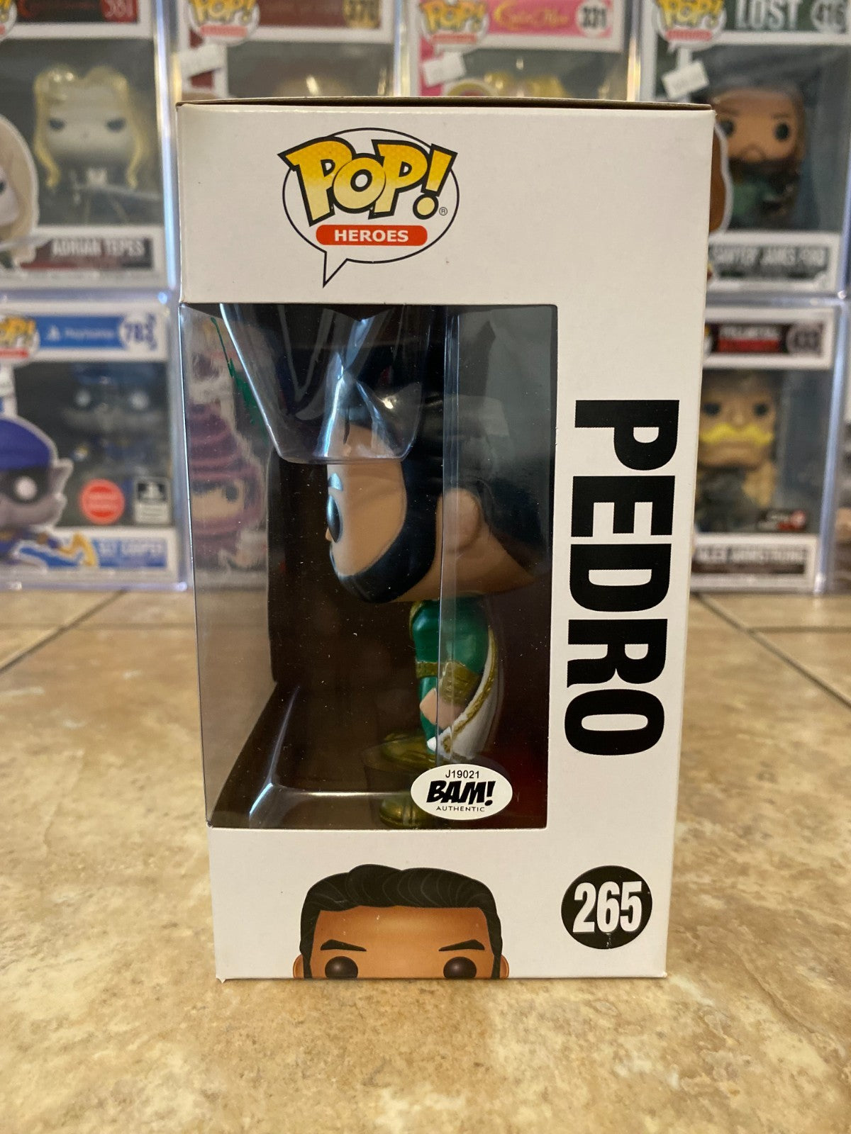 FUNKO POP! Pedro (265) from SHAZAM! Signed by Jovan Armand W/BAM COA