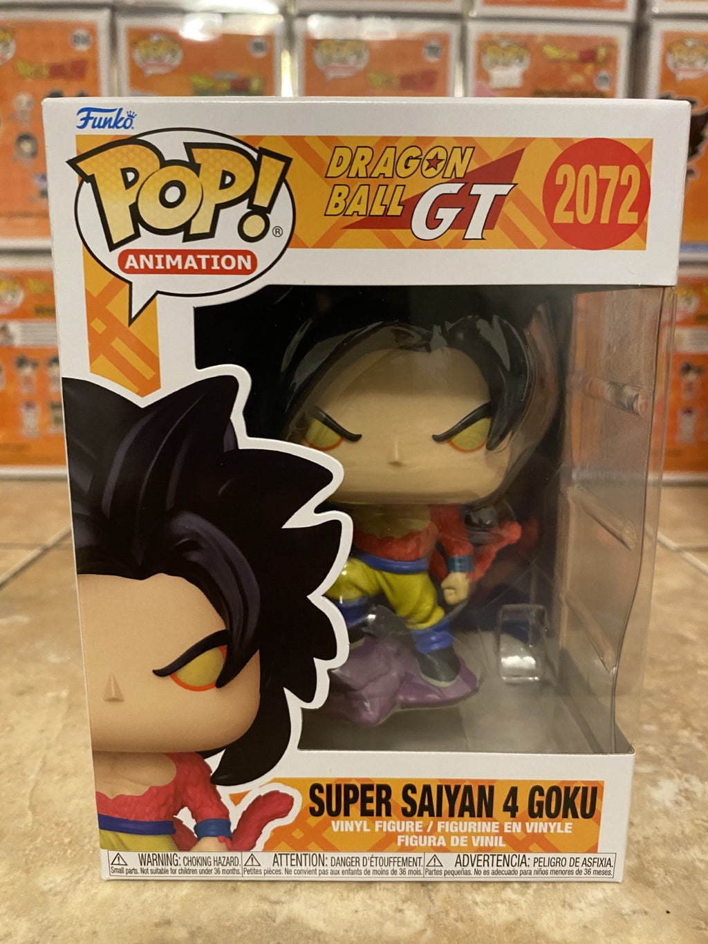Funko Pop! Animation: Dragon Ball GT - #2072 Super Saiyan 4 Goku w Protector