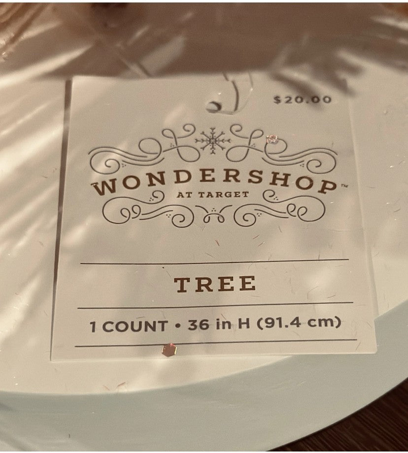 NWT Wondershop Target 2024 PInk Large Christmas Bottle Brush Tree Sculpture 36"