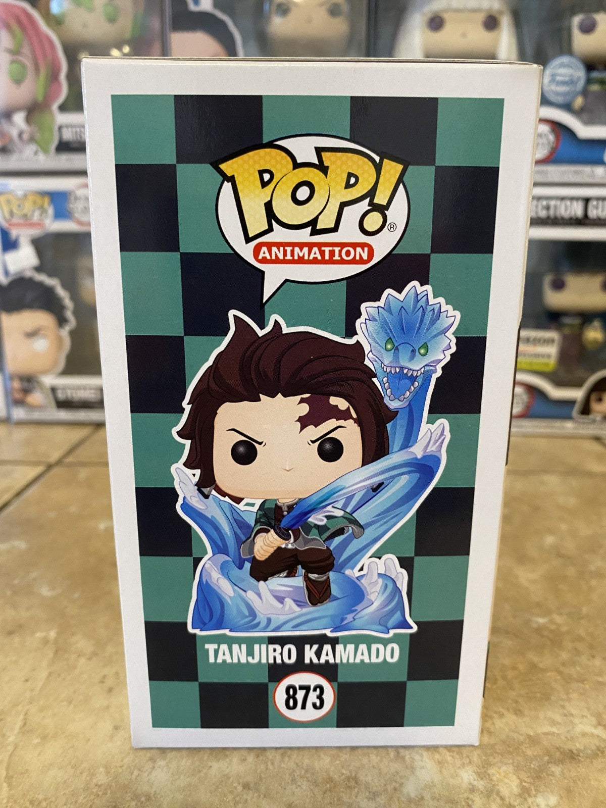 Funko Pop! Demon Slayer Tanjiro Kamado #873 GITD SE w/Box Protector