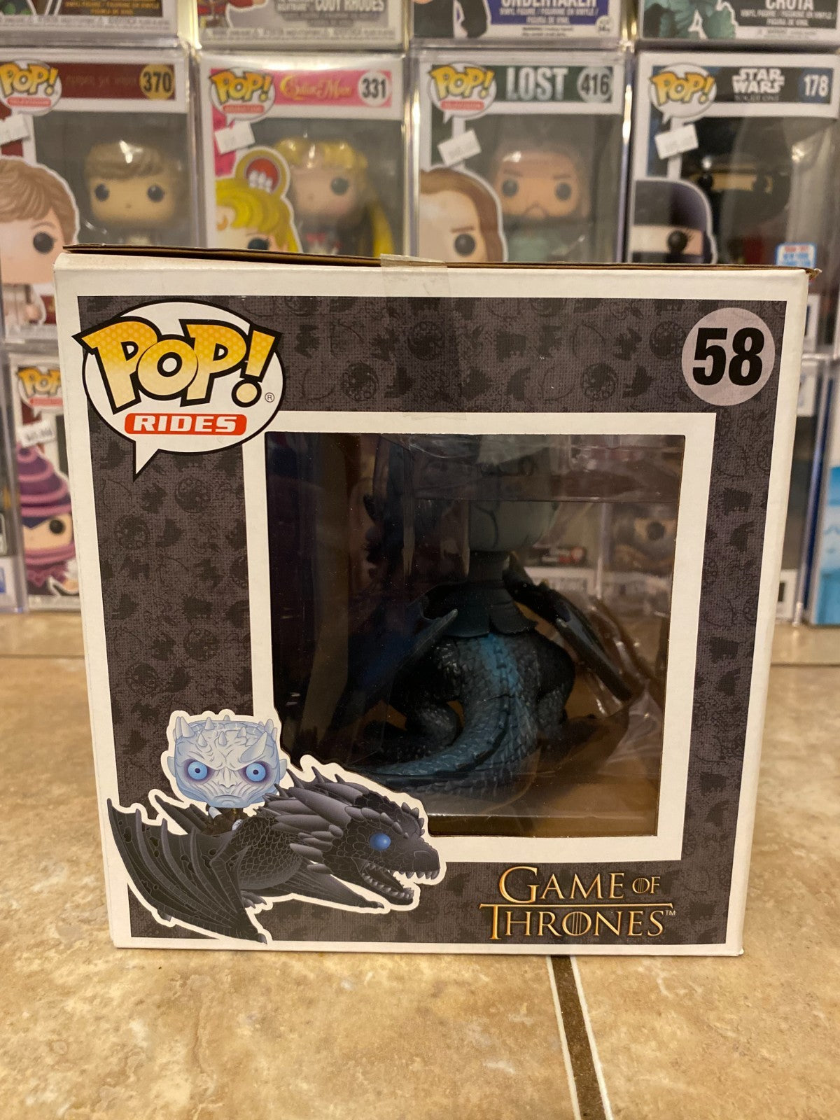 Funko Pop! Rides: Game of Thrones - Night King & Icy Viserion (Glows in the Dark