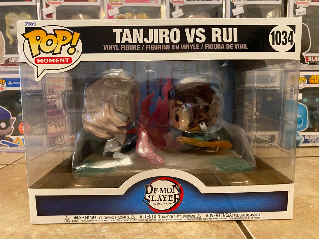 Funko Pop! Moments: Demon Slayer: Kimetsu no Yaiba - Tanjiro vs. Rui #1034