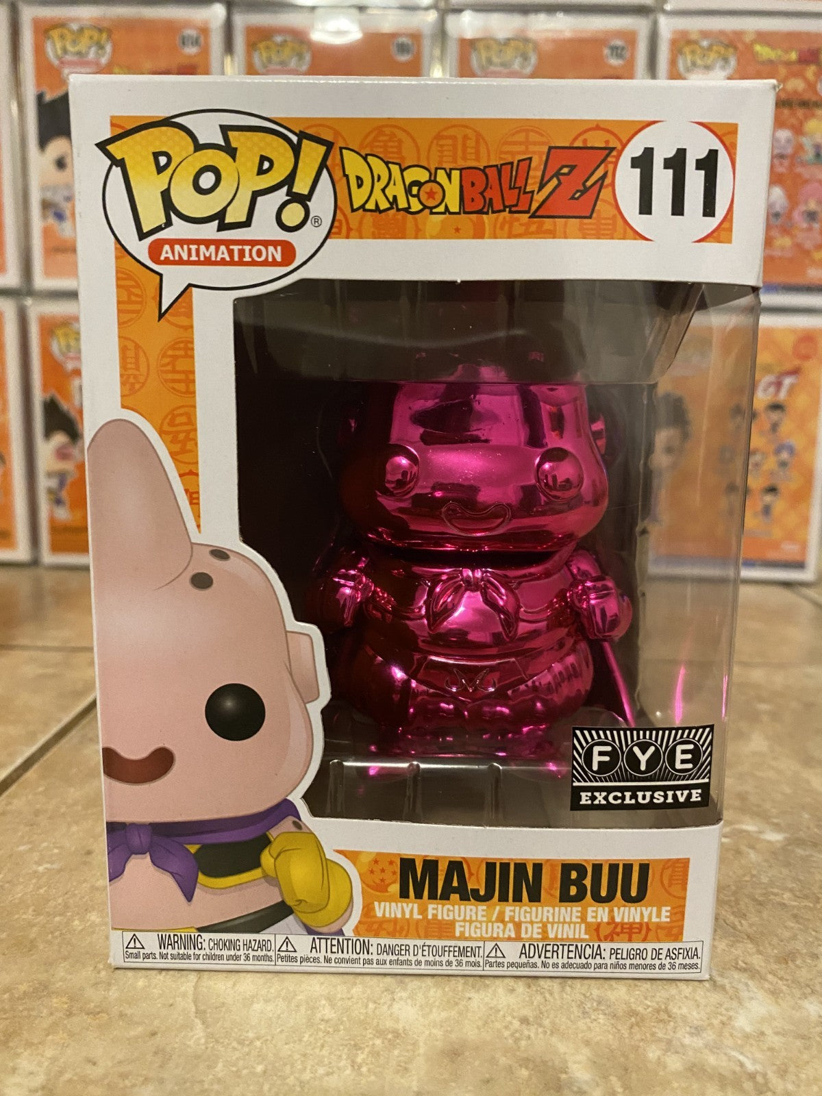 Funko Pop! Dragon Ball Z #111 Majin Buu FYE Exclusive w Protector
