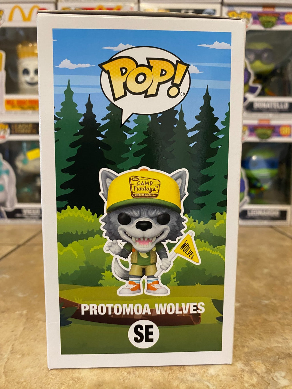 FUNKO POP! SE PROTOMOA WOLVES *LE 6500* CAMP FUNDAYS EXCLUSIVE W/ PROTECTOR