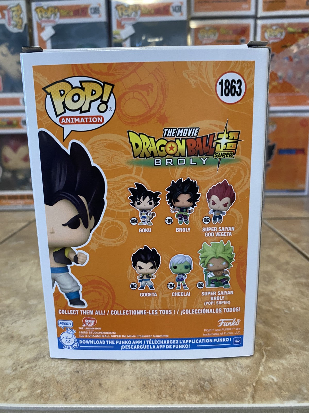 Funko Pop! The Movie: Dragon Ball Super Broly - Gogeta #1863 w Protector