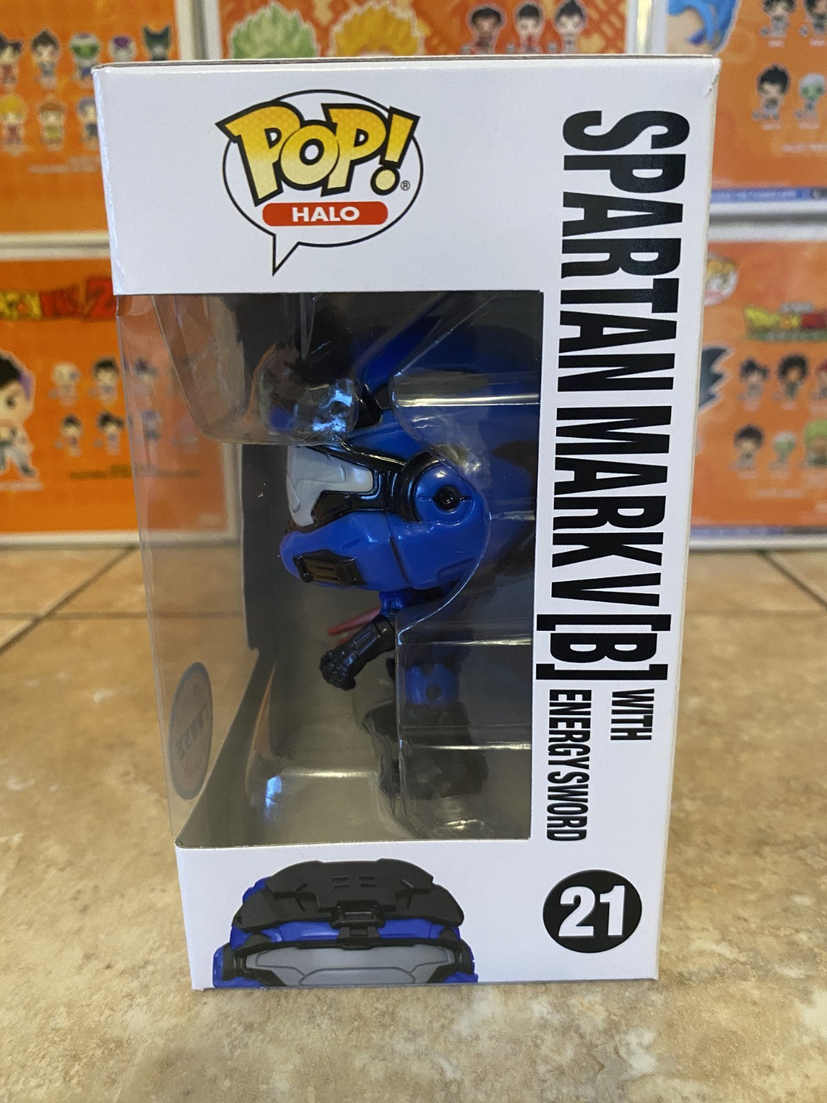 Funko Pop! Vinyl: Halo - #21 Spartan Mark V with Energy Sword (Chase)w Protector