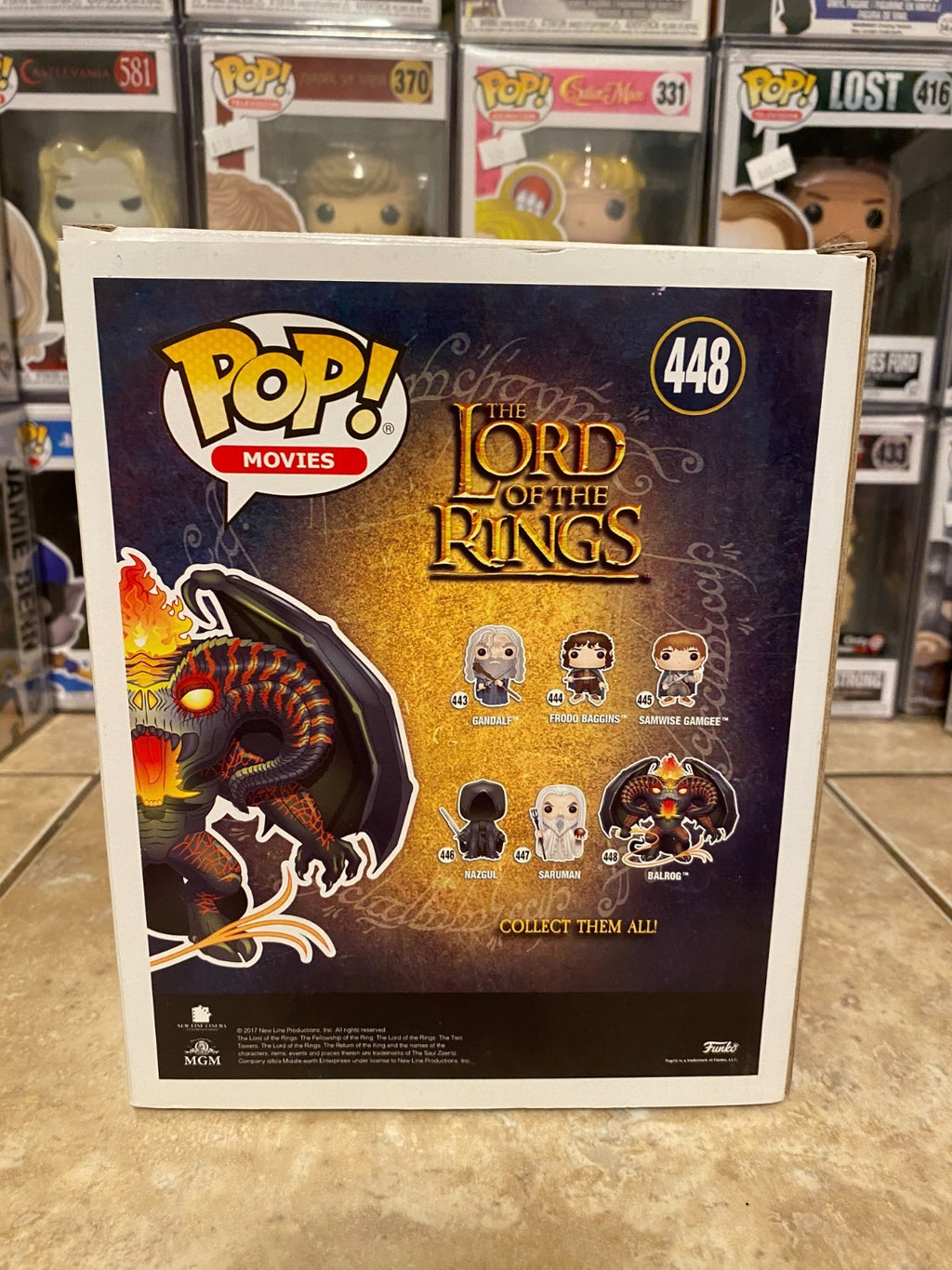Funko Pop! Vinyl Super 6 in: The Lord of the Rings - Balrog #448