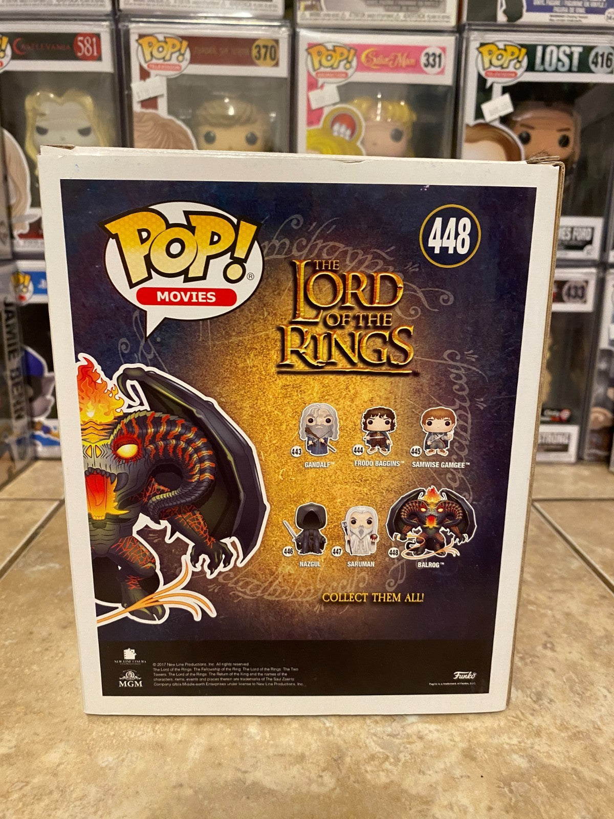Funko Pop! Vinyl Super 6 in: The Lord of the Rings - Balrog #448