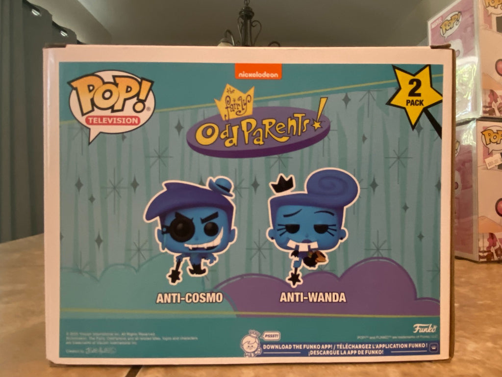 Funko POP Anti Cosmo Wanda 2-pack Wondercon 2025 Official Con Sticker W/ Protect