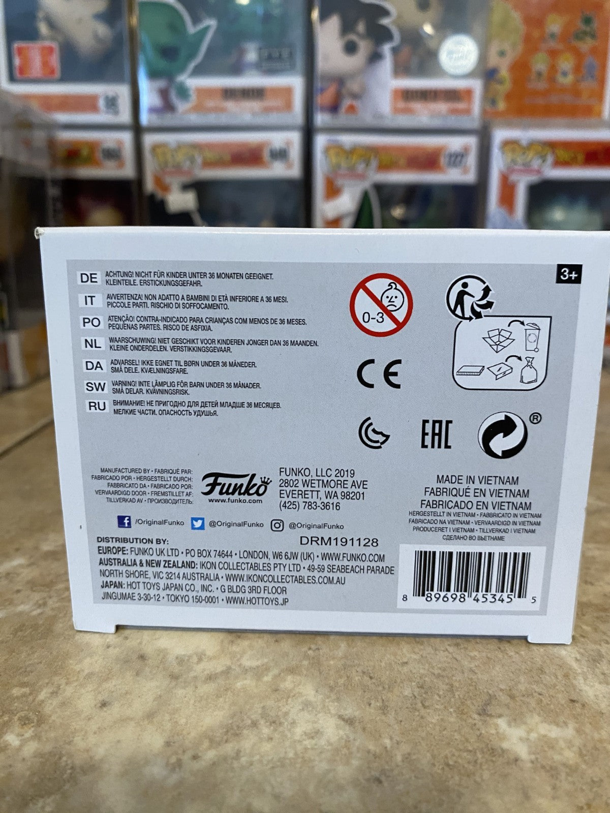 Funko Pop! Dragon Ball Z #711 King Cold Walmart Exclusive w Protector