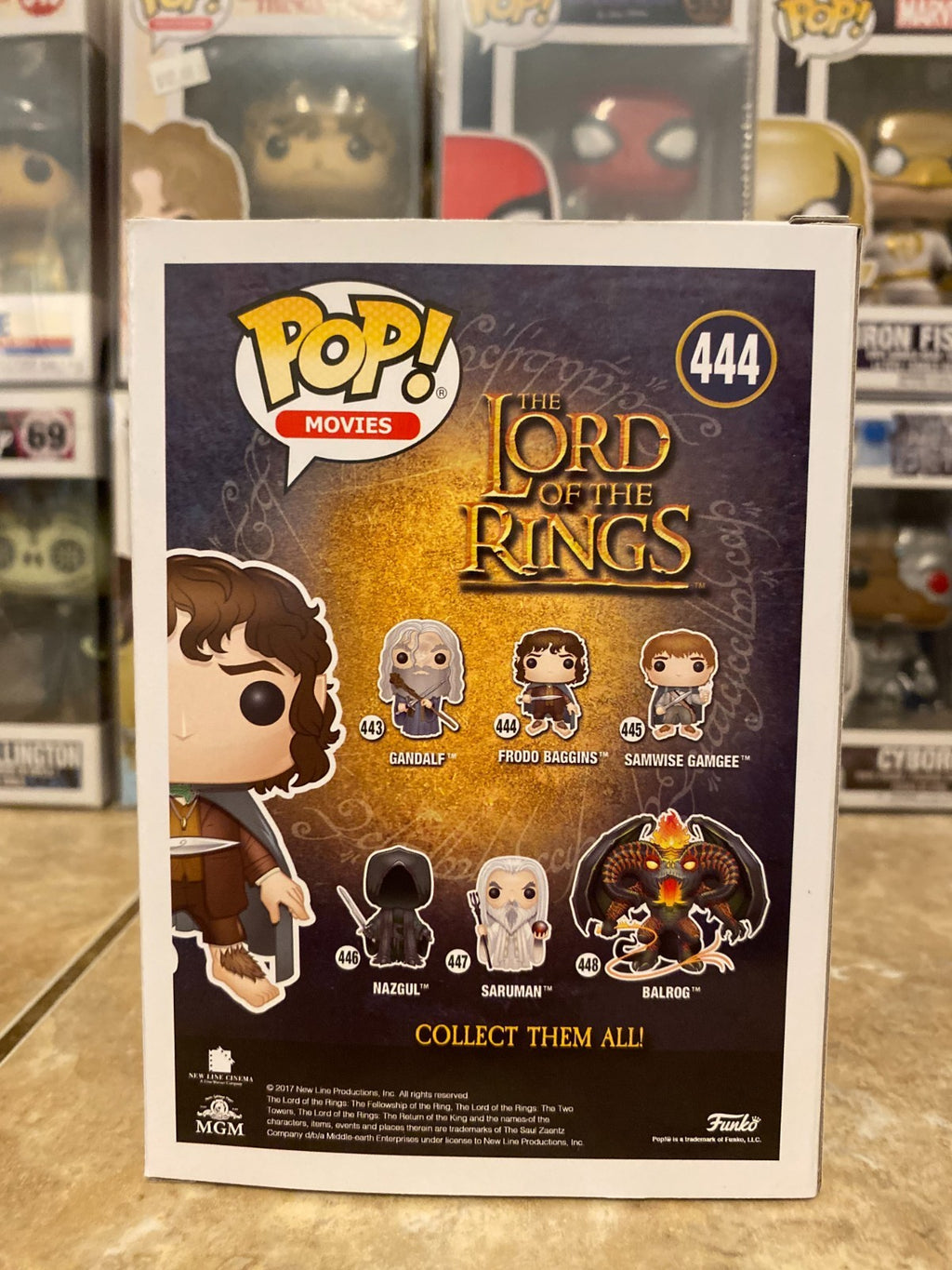 Funko Pop! Vinyl: The Lord of the Rings - Frodo Baggins #444 w Protector