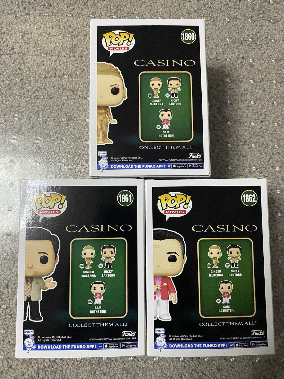 Casino Funko Pop! Movies Complete Set (3)