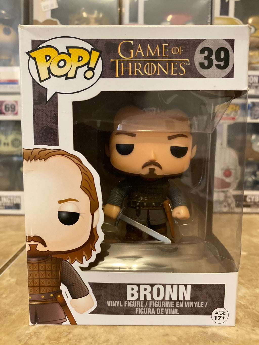Funko POP! Television Game of Thrones Bronn #39 Vinyl Figure w Protector