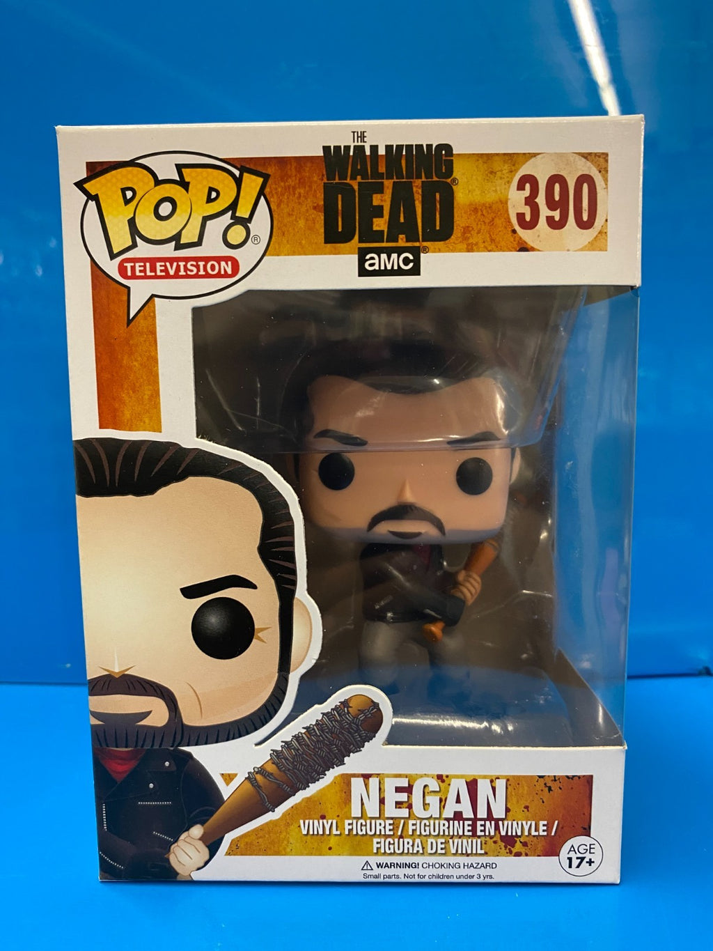Vaulted Funko Pop! Vinyl: The Walking Dead - Negan #390 w Soft Protector