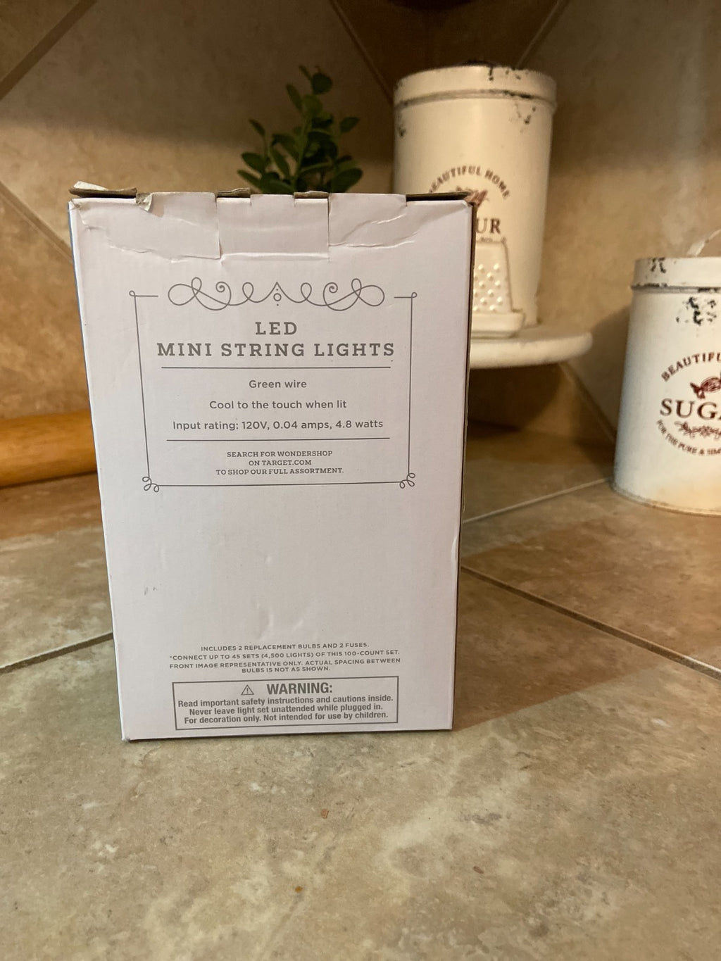 Wondershop LED Mini String Lights-100ct 20'7"