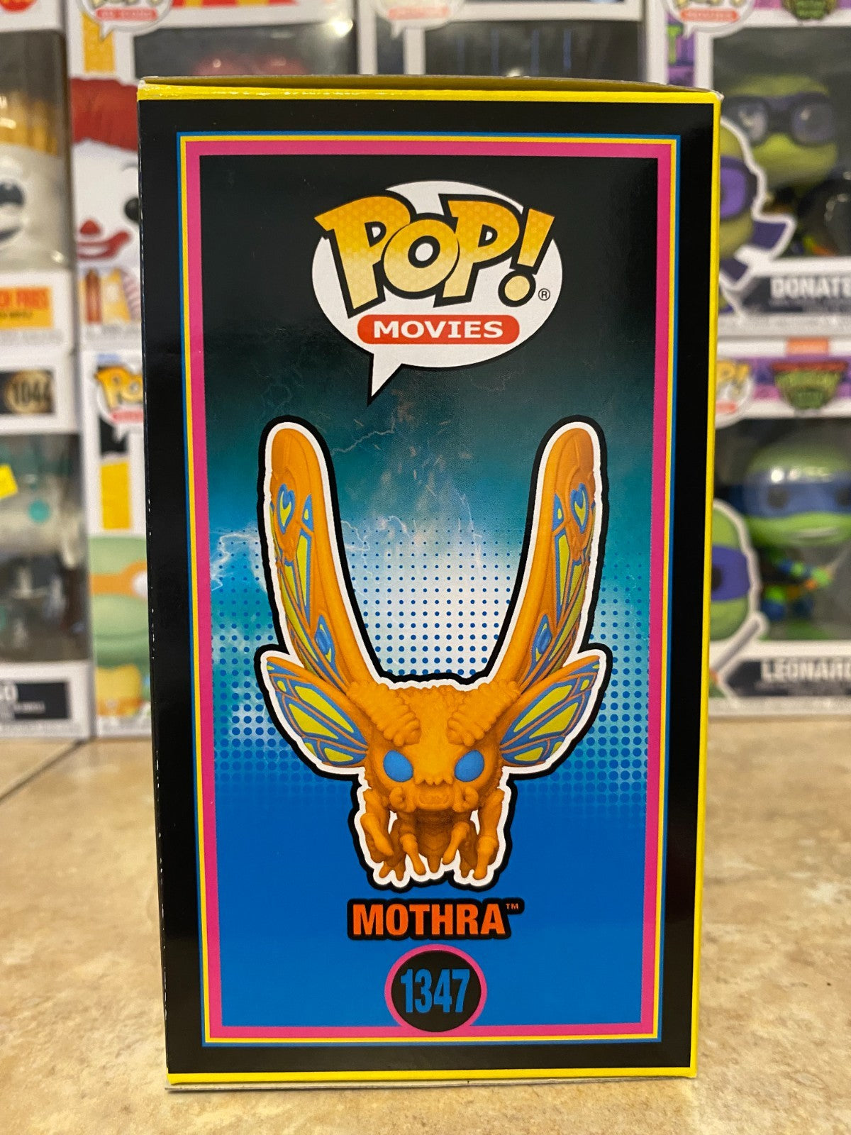 Funko Pop! Godzilla - Mothra (Black Light) - Entertainment Earth w Protector