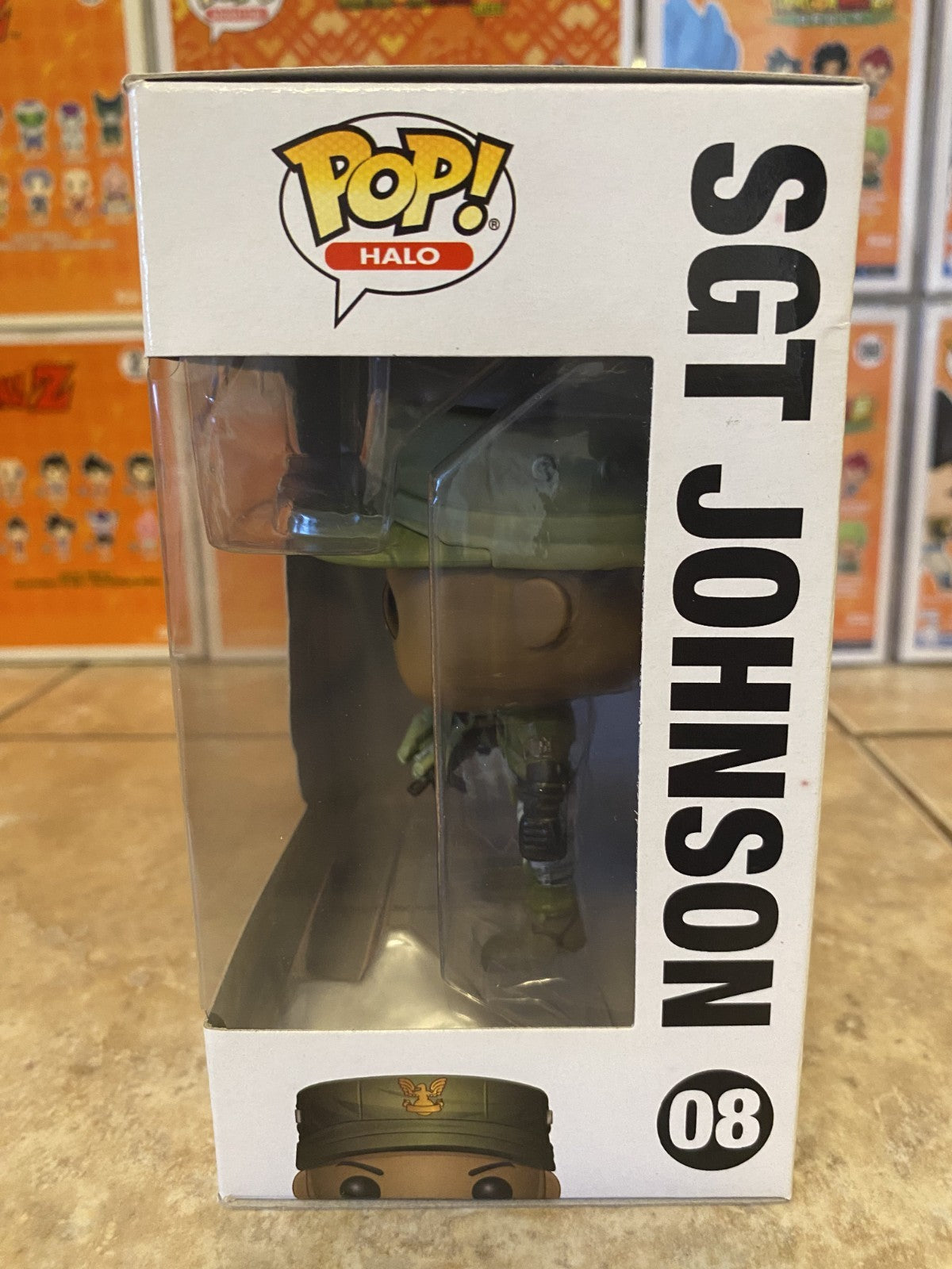 Funko Pop! Vinyl: Halo - #08 SGT Johnson w Protector