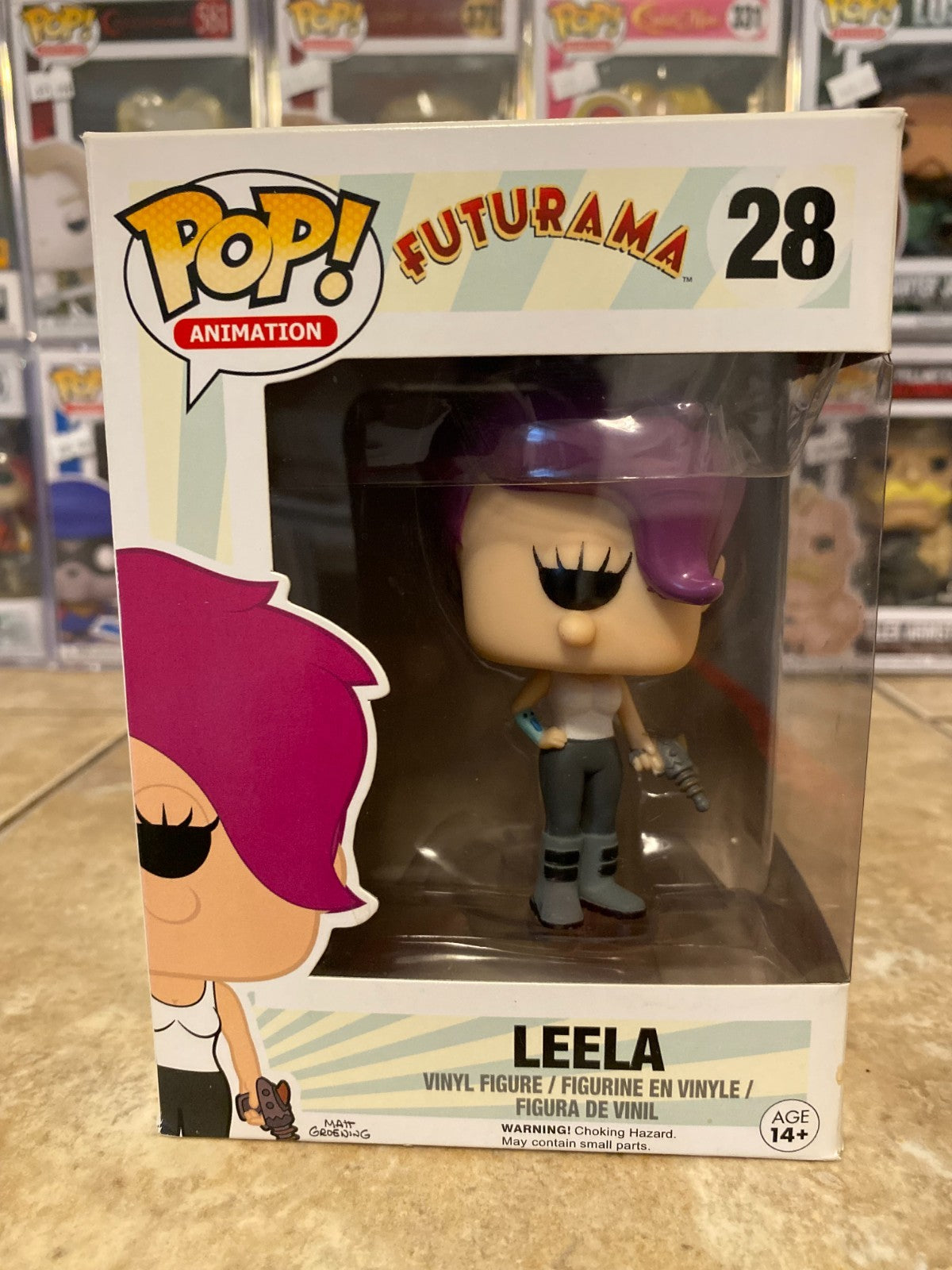 Funko Pop! Vinyl: Leela Futurama #28 Television TV Figure Vaulted w Protector