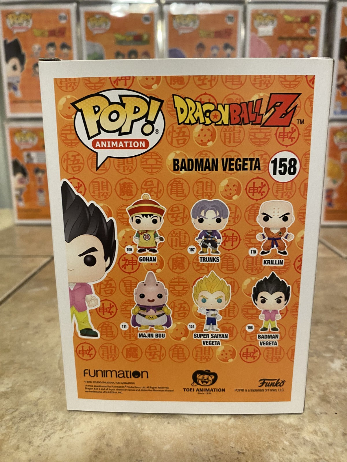 Funko Pop! Animation: Dragon Ball Z - #158 Badman Vegeta w Protector