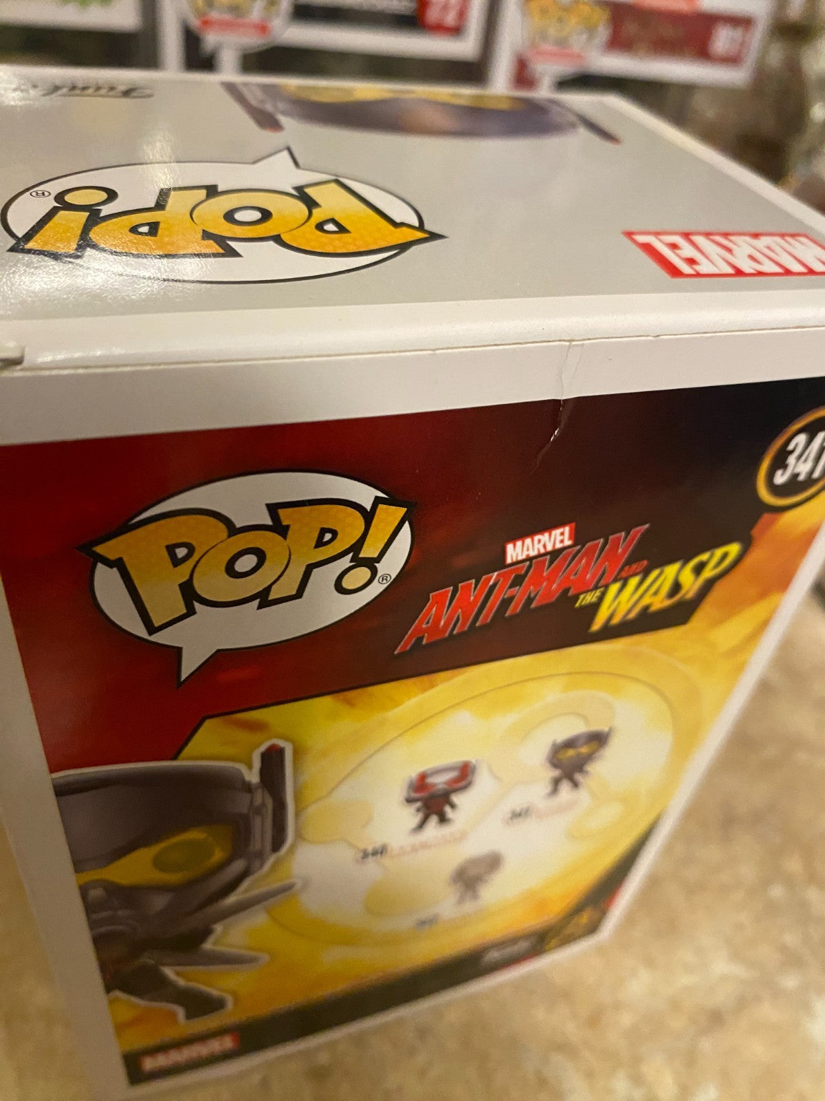 Marvel Ant-Man & The Wasp: Wasp Unmasked #341 Chase Funko Pop! Vinyl w Protector