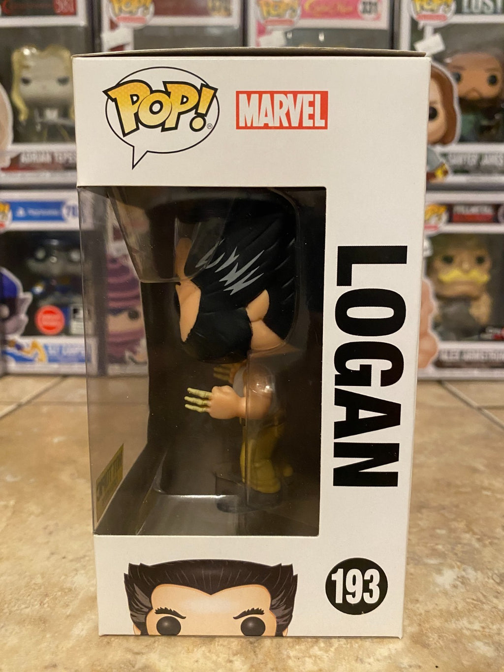 Funko Pop! Marvel X-Men Logan #193 Hot Topic Exclusive Vinyl Figure w Protector