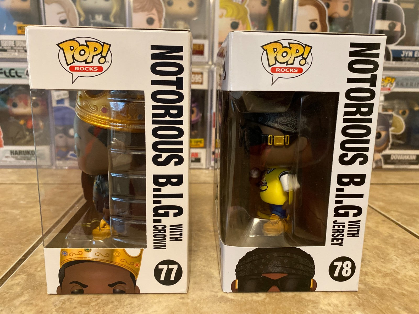 Funko Pop! Rocks: Notorious B.I.G. Set of 2 Figures w Protectors