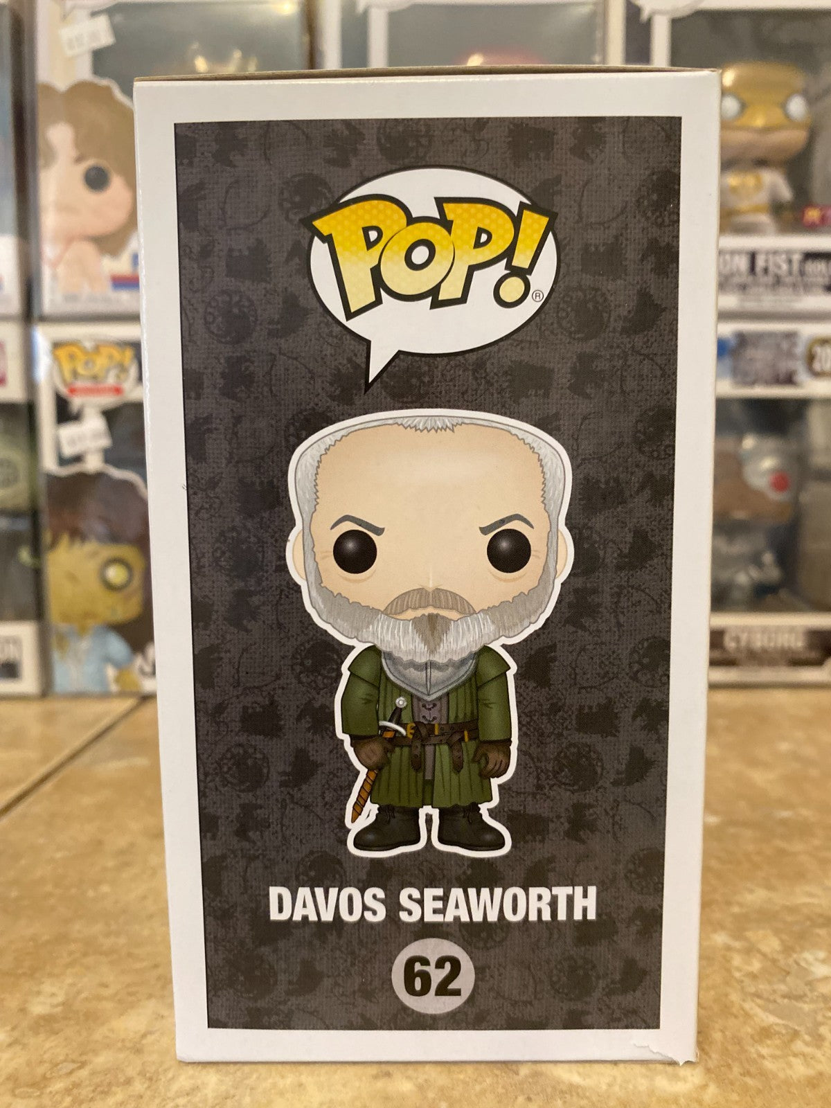 Funko Pop! Vinyl: Game of Thrones - Davos Seaworth #62 w Protector