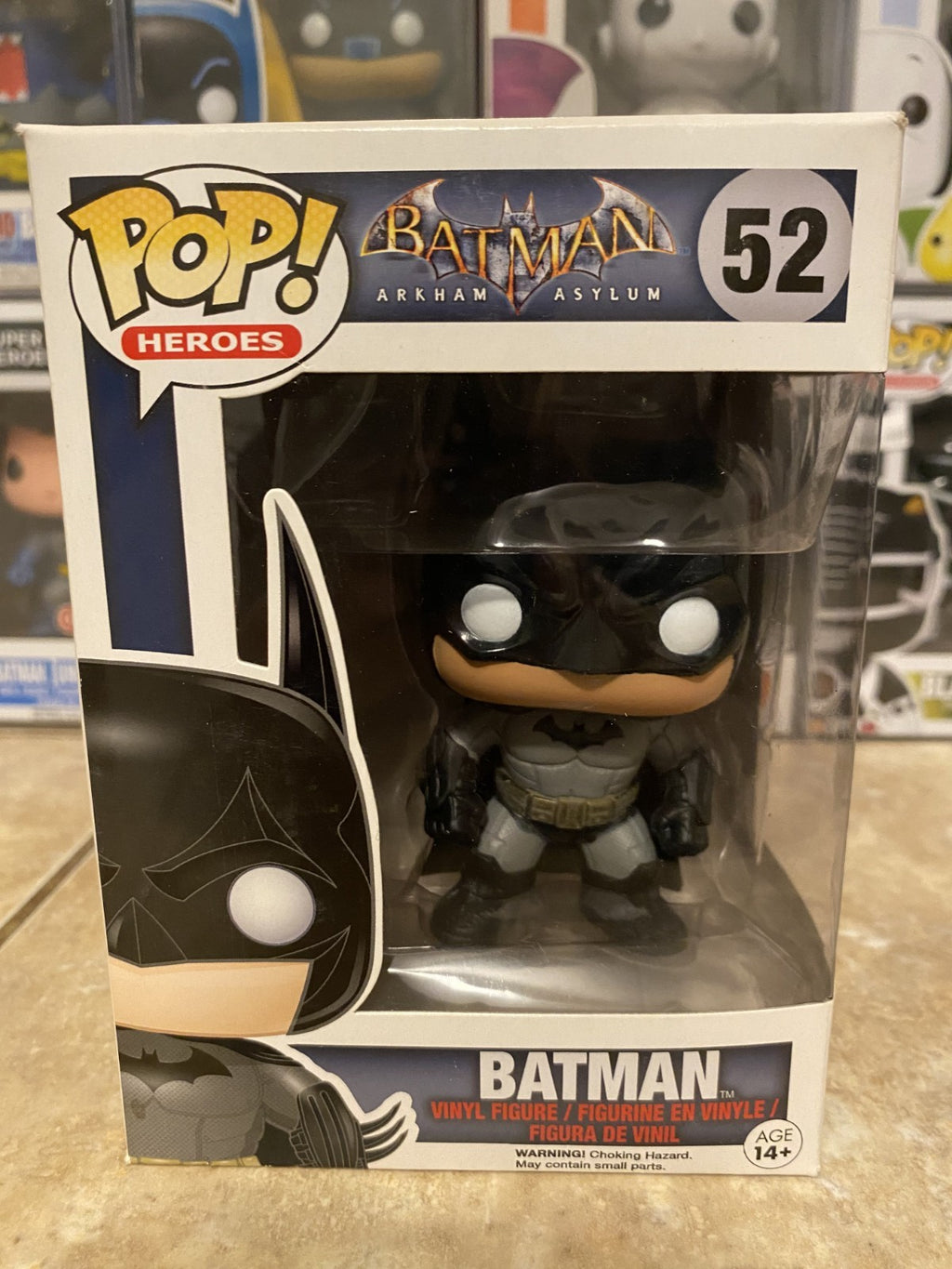 Funko Pop! Batman Arkham Asylum - Batman #52 w/Box Protector