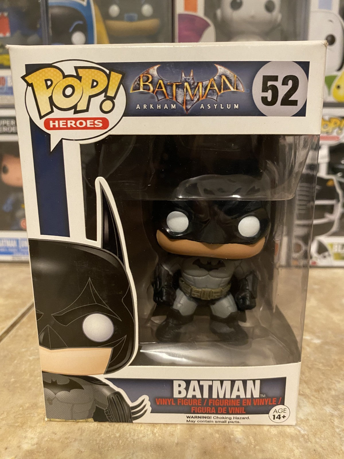 Funko Pop! Batman Arkham Asylum - Batman #52 w/Box Protector