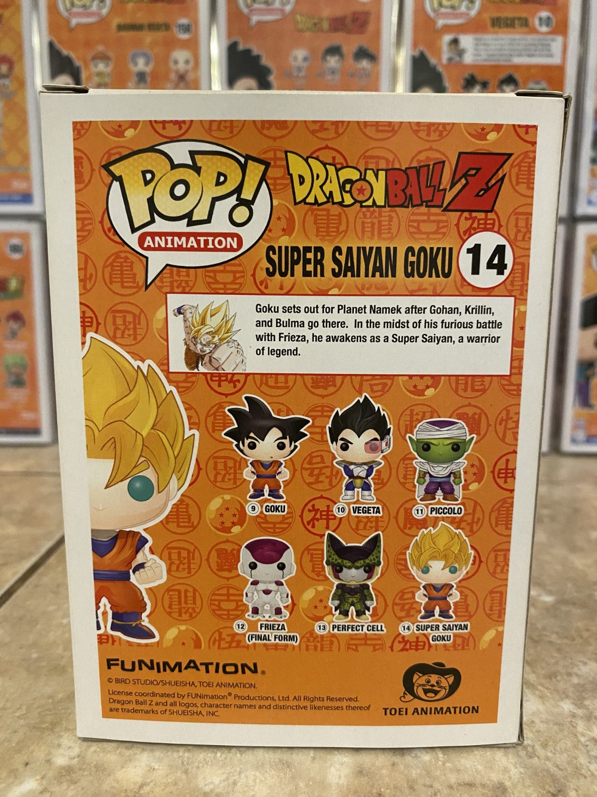 Funko Pop! Dragon Ball Z #14 Super Saiyan Goku w Protector