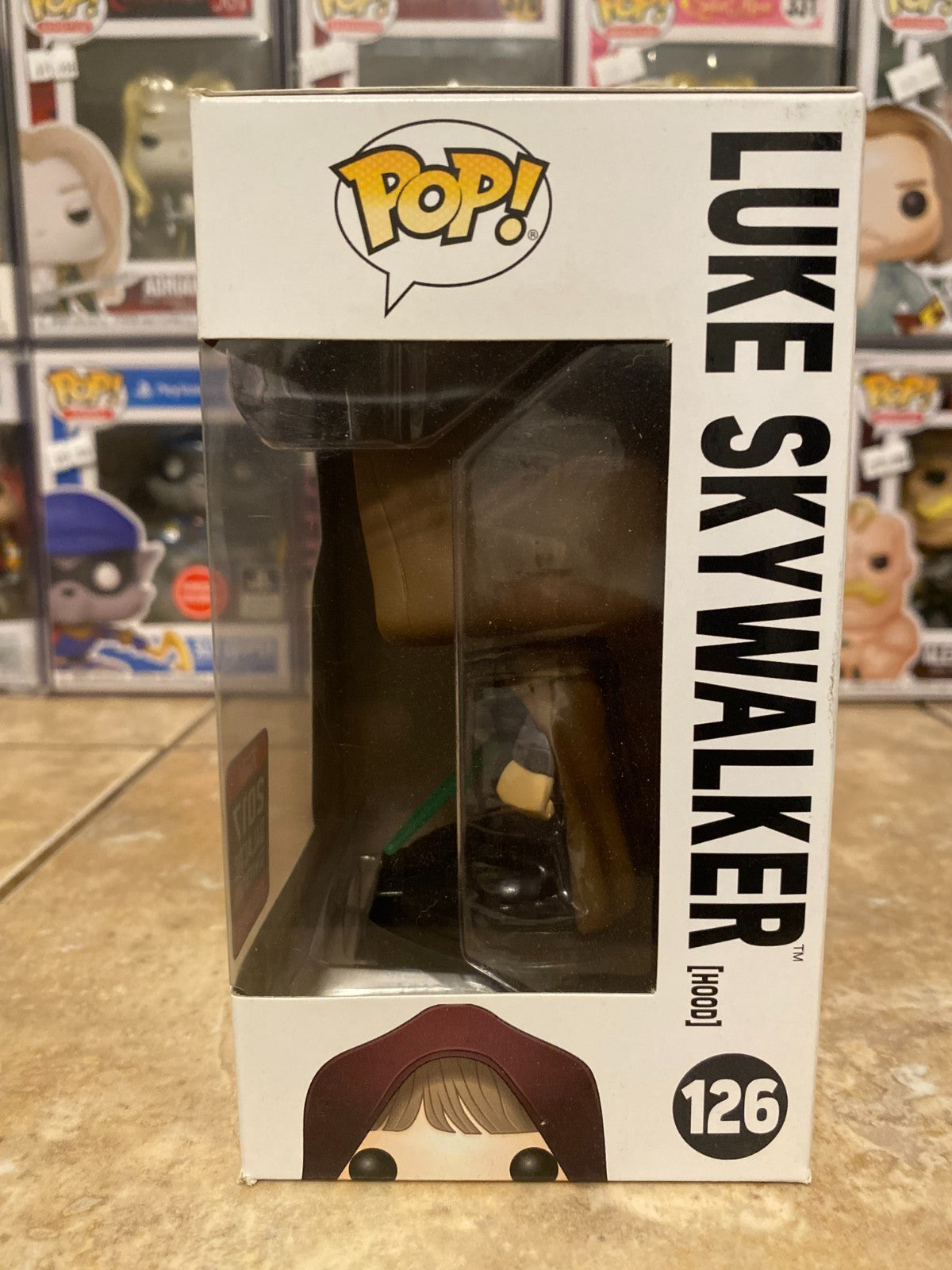 Funko POP! Star Wars Luke Skywalker (Hood) #126 2017 Galactic Con Exclusive