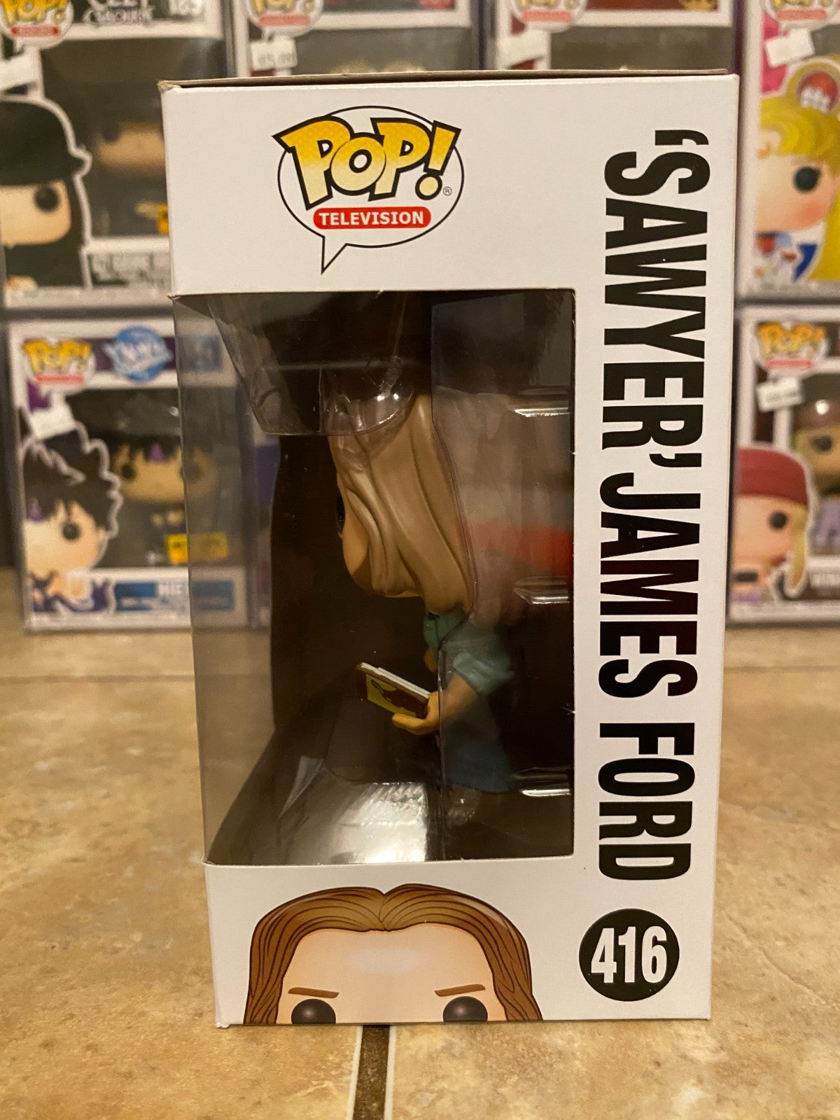 Funko Pop LOST #416 Sawyer James Ford - Vaulted w Hard Protector