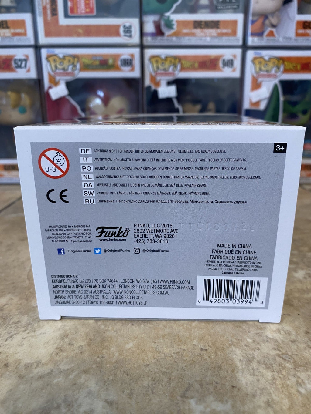 Funko Pop! Dragon Ball Super #12 Frieza (Final Form) w Protector