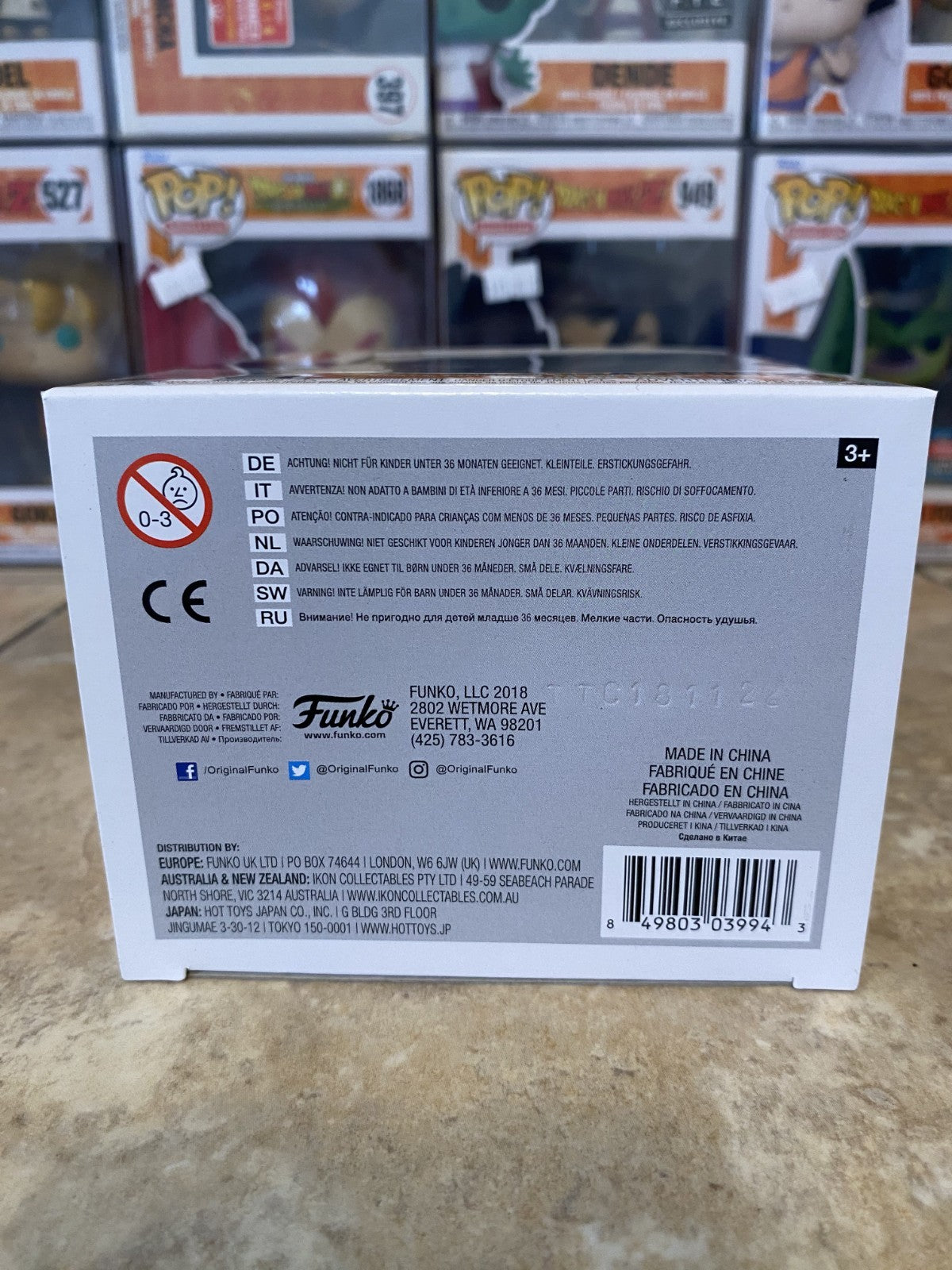 Funko Pop! Dragon Ball Super #12 Frieza (Final Form) w Protector