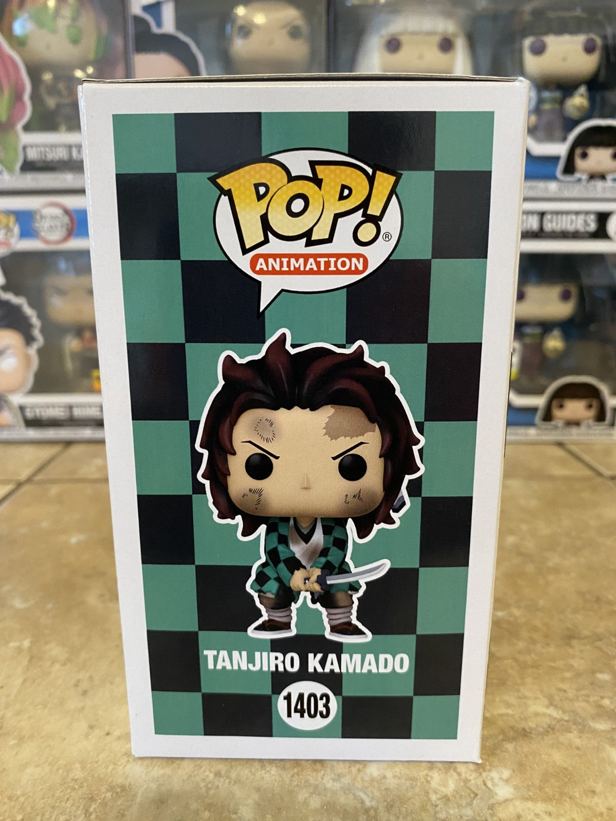 Funko Pop! Demon Slayer Tanjiro Kamado #1403 w/Box Protector