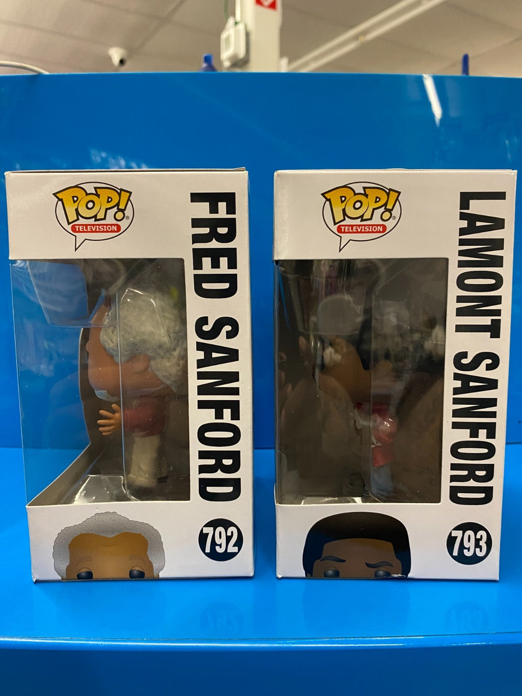 Vaulted Funko Pop: Sandford & Son #792 & #793 Set w Hard Protectors