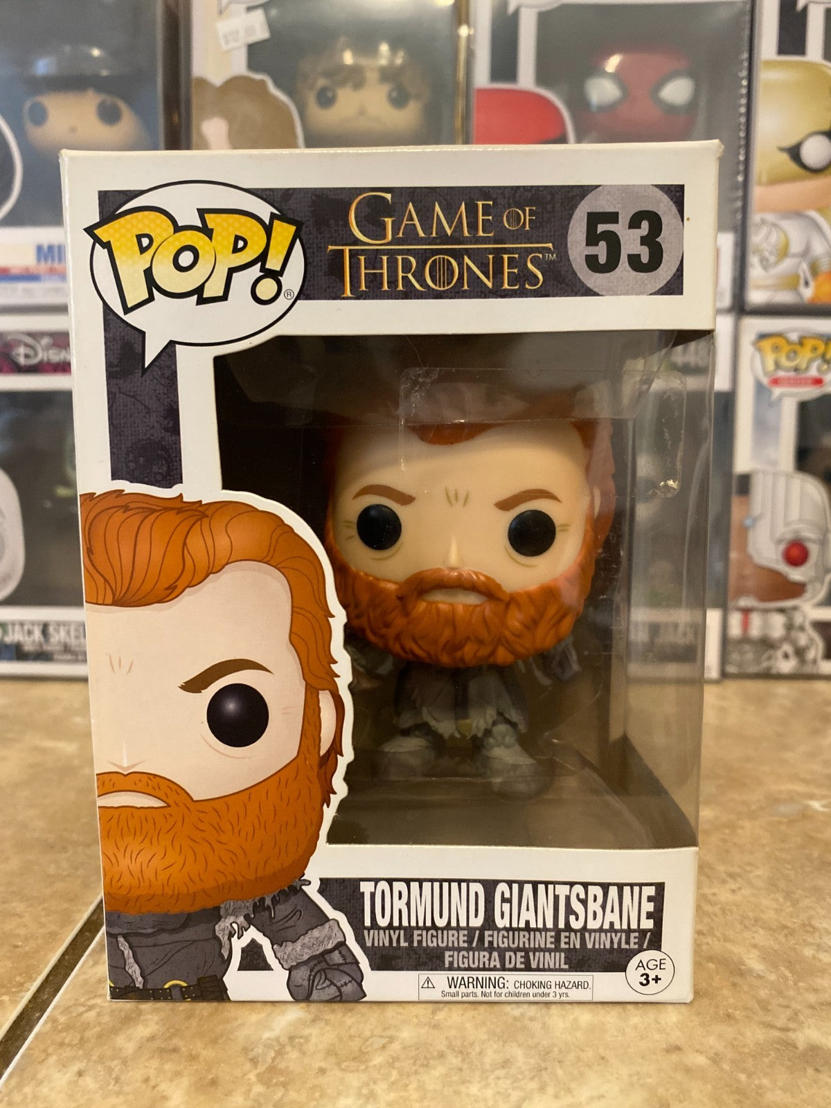 Funko Pop! Vinyl: Game of Thrones - Tormund Giantsbane #53 w Protector