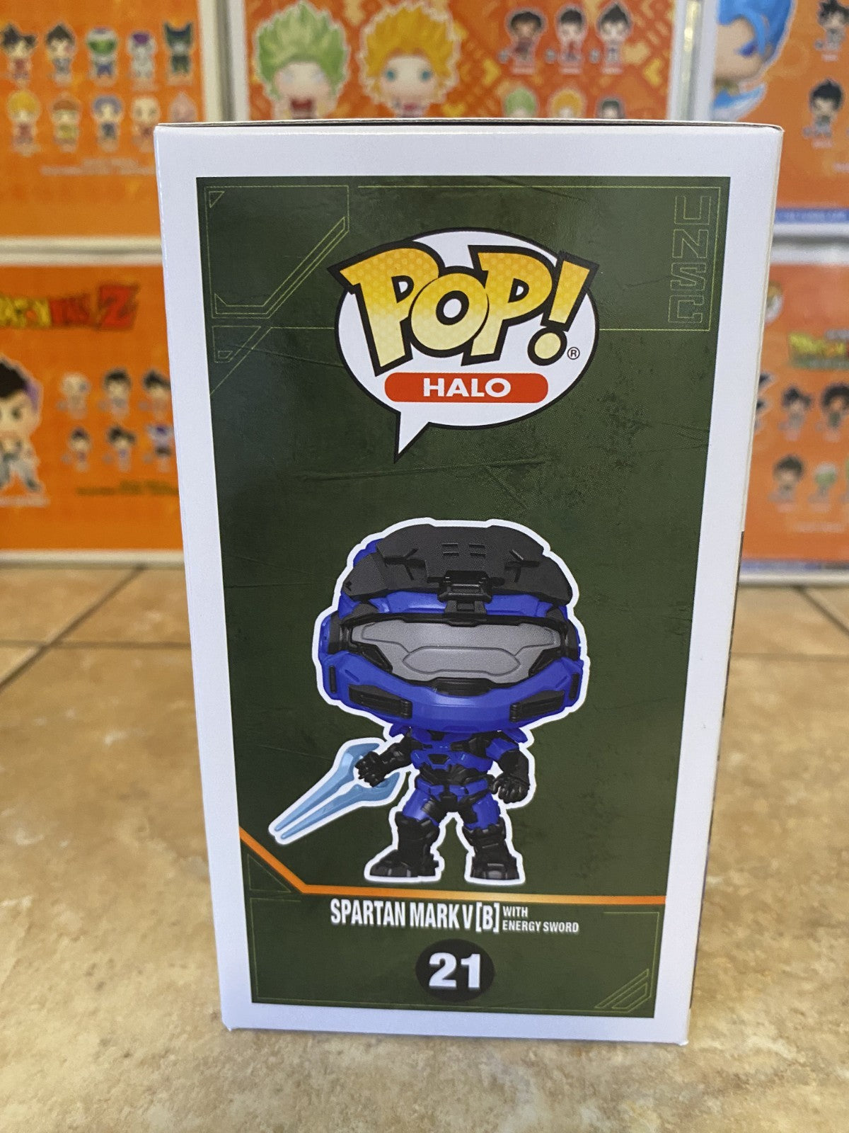 Funko Pop! Vinyl: Halo - #21 Spartan Mark V with Energy Sword (Chase)w Protector