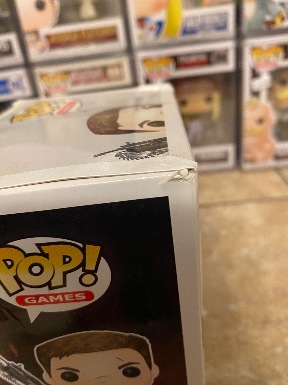 Funko Pop! Games: JD Fenix #114 GLOW Best Buy Vinyl Figure DAMAGED BOX