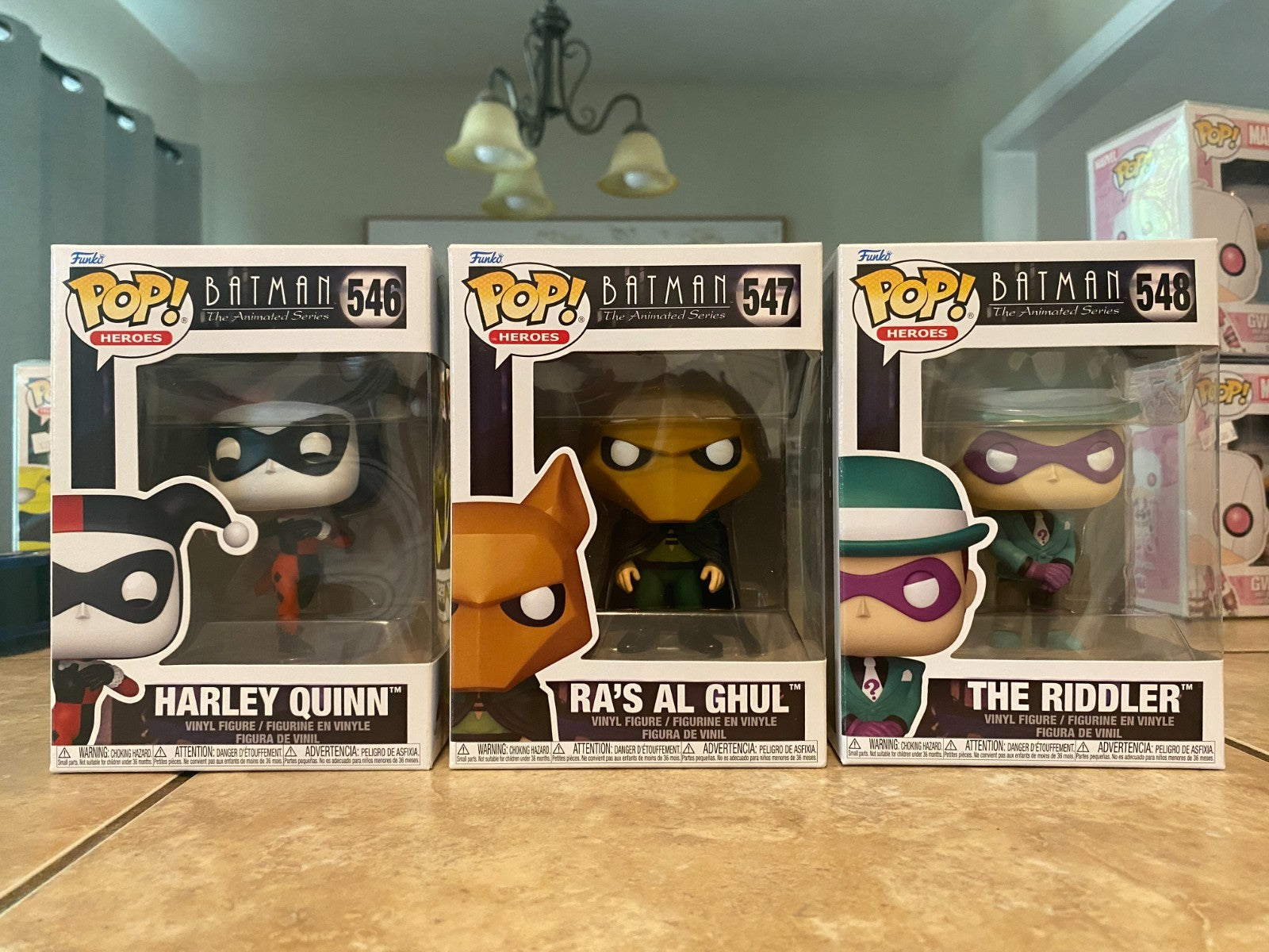 Funko Pop! Batman Animated Series #546 thru #548