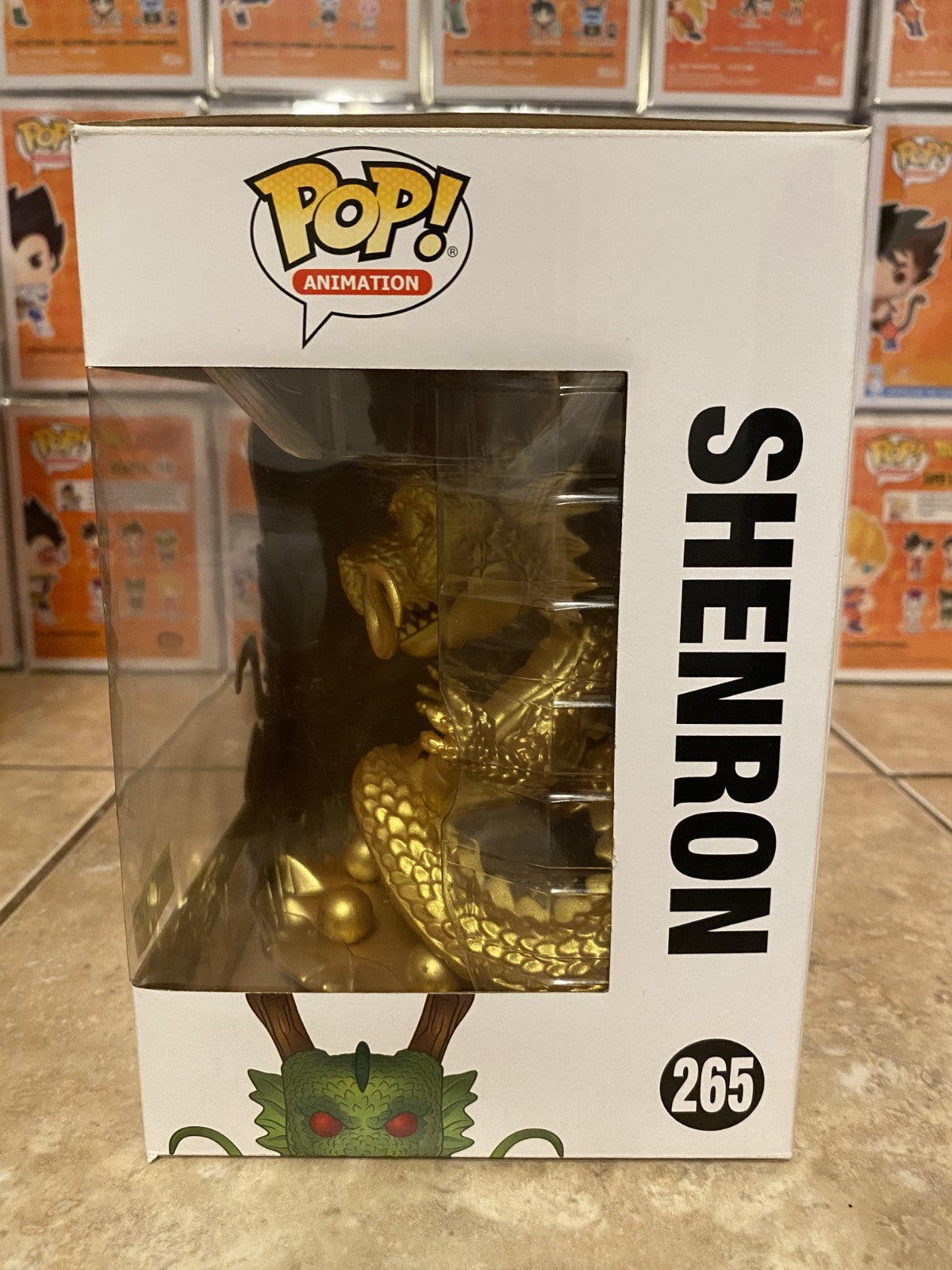 Funko Pop!  Dragon Ball Z - #265 (Golden) 6" Shenron Hot Topic Exclusive