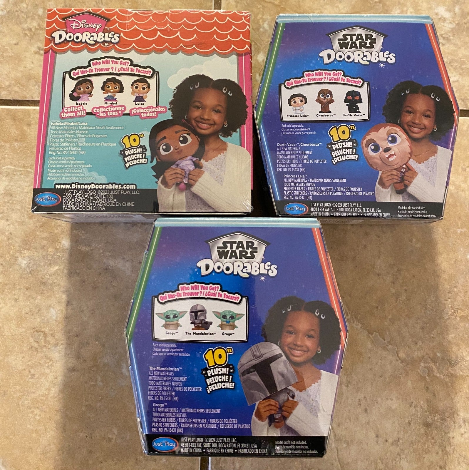 Disney Doorables 10” Puffables Mystery Plush - NEW / Sealed Lot Of 3